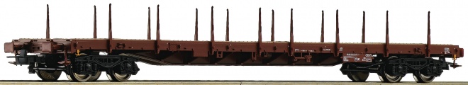 4-axle flat car<br /><a href='images/pictures/Roco/Roco-76766.jpg' target='_blank'>Full size image</a>